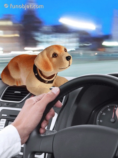 Chien pendulaire décoration pour voiture avec