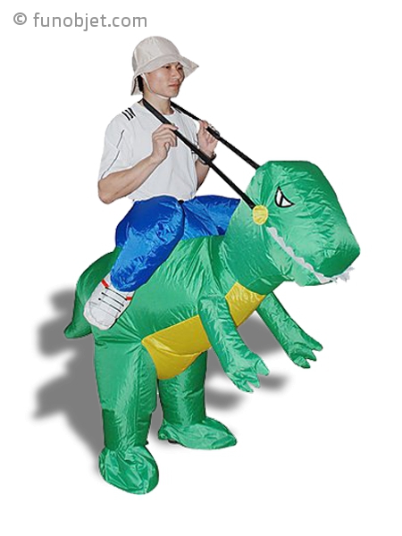 ▷ Déguisement Dinosaure gonflable pour homme